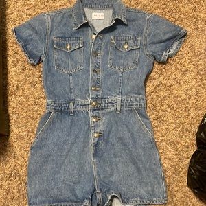 Princess Polly Lioness Denim Junpsuit